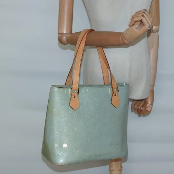 LOUIS VUITTON Monogram Vernis Houston Hand Bag Lavande M91218 LV Auth 139921 - Picture 1 of 16